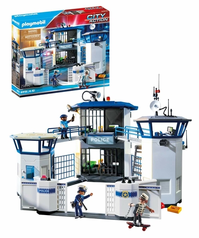 PLAYMOBIL 6919 City Action Police Headquarters with Prison 

