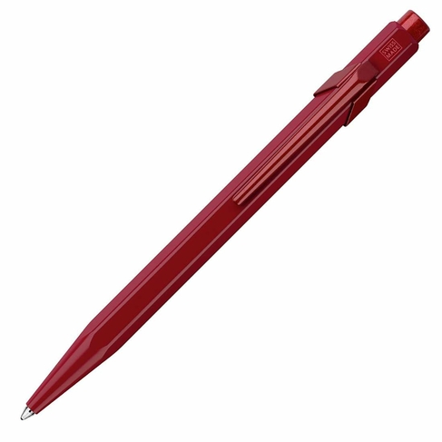 Caran d'Ache 849 Claim Your Style Limited Edition Garnet Red Ballpoint Pen, Black Ink