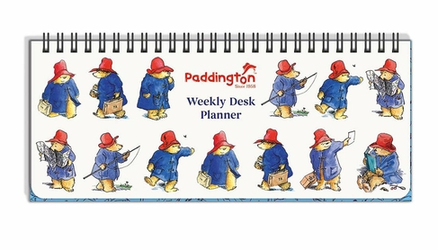 Paddington Bear Weekly Desk Planner