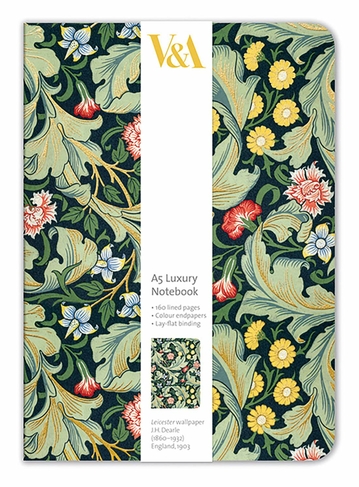 V&A Leicester Wallpaper A5 Luxury Journal