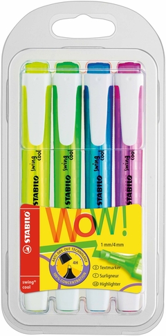 STABILO swing cool Highlighters (Pack of 4)