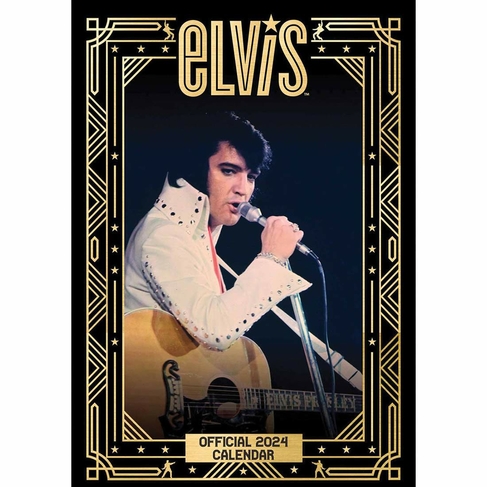 Elvis Presley 2024 A3 Wall Calendar