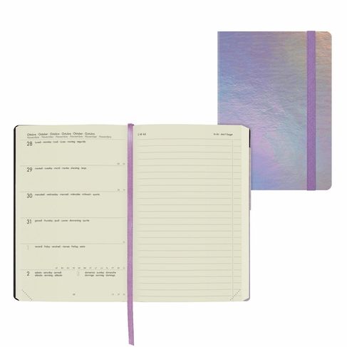Legami Holo Fairy 12 Month Weekly Diary With Notebook