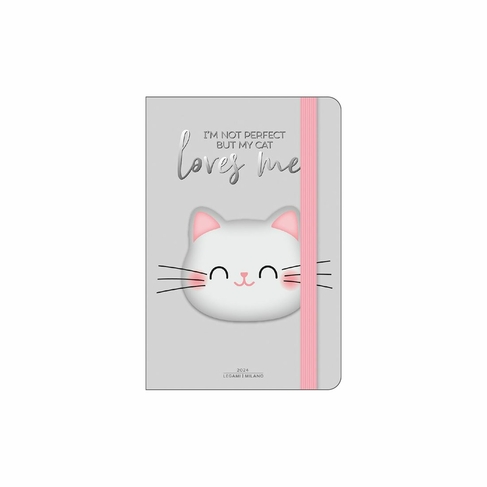 Legami Kitty Photo Weekly 12 Month Diary With Notebook