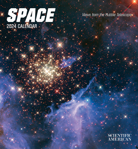 Pomegranate Space: Views from the Hubble Telescope 2024 Mini Wall Calendar