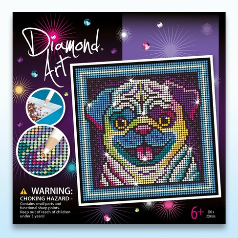 Diamond Art Pug