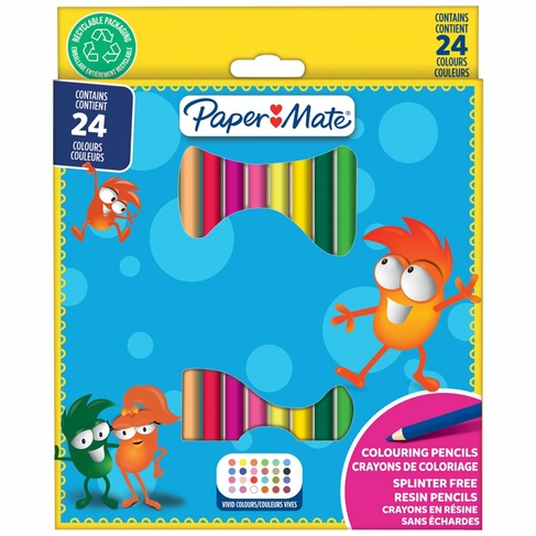 Papermate Colouring Pencils (Pack of 24)