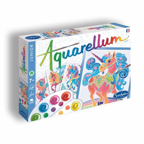SentoSphere Aquarellum Junior Watercolour Kit Unicorns