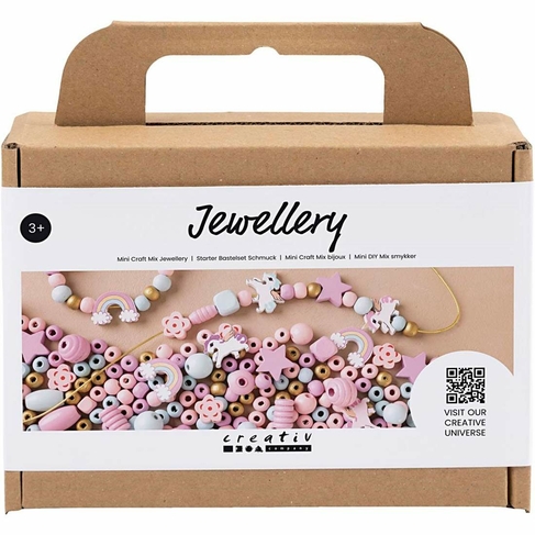 creativ company Mini Craft Kit Jewellery - Pastel Colours