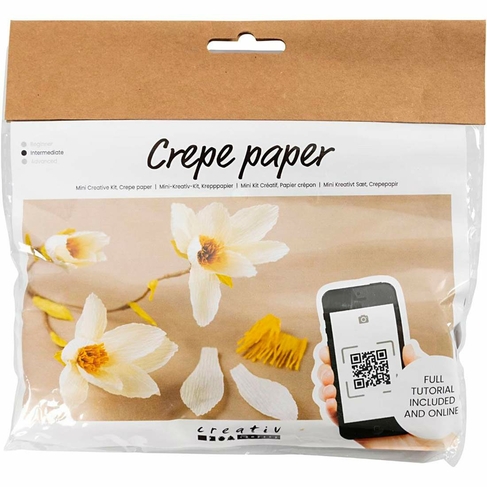 creativ company Mini Craft Kit - Crepe Paper Magnolia