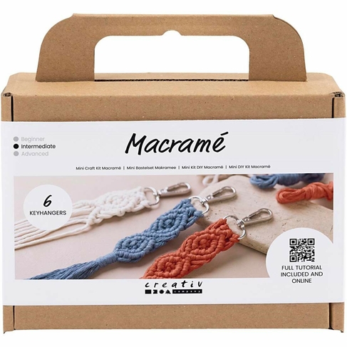 creativ company Mini Craft Kit - Macrame Keyrings