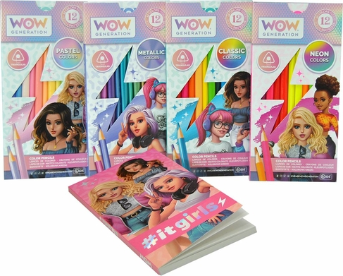 WOW Generation Colouring Set with Notebook