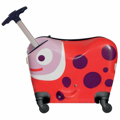 Butterfly Ride-On Trolley Bag - Ladybug