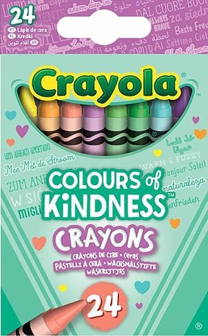 Crayola 24 Colour with Kindness Crayons