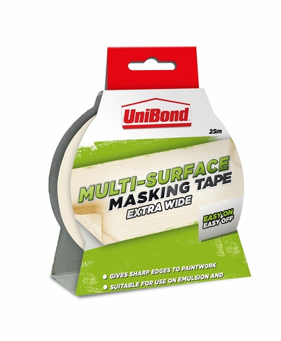 UniBond Multi-Surface Extra Wide Masking Tape 25m