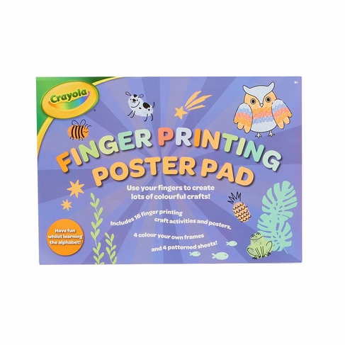 Crayola Finger Printing Poster Pad