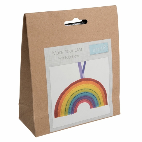 Trimits Make Your Own Felt Decoration Kit - Rainbow
