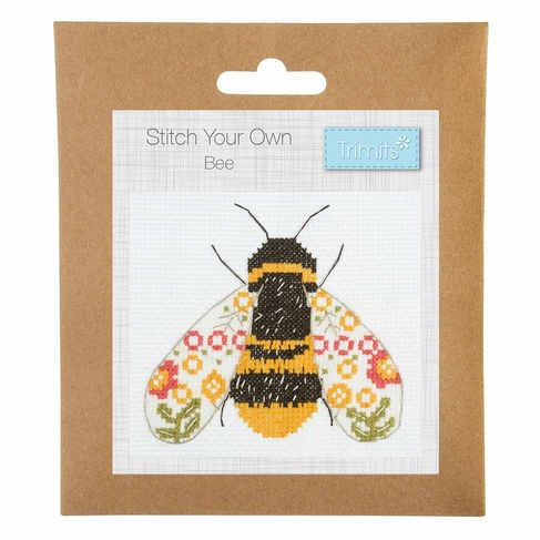 Trimits Stitch Your Own Cross Stitch Kit - Bee