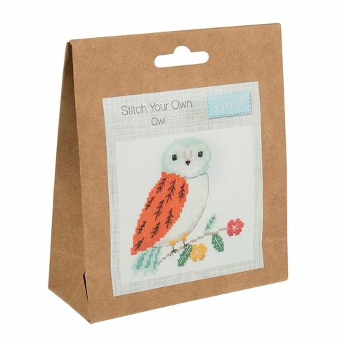 Trimits Stitch Your Own Cross Stitch Kit - Owl