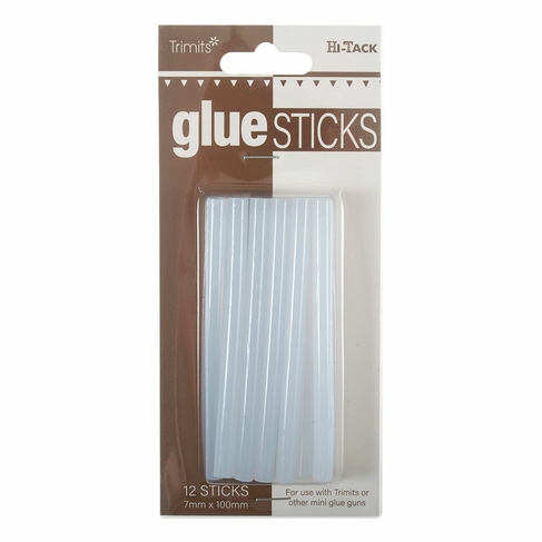 Trimits Hi-Tack 7mm Opaque Glue Gun Sticks (Pack of 12)