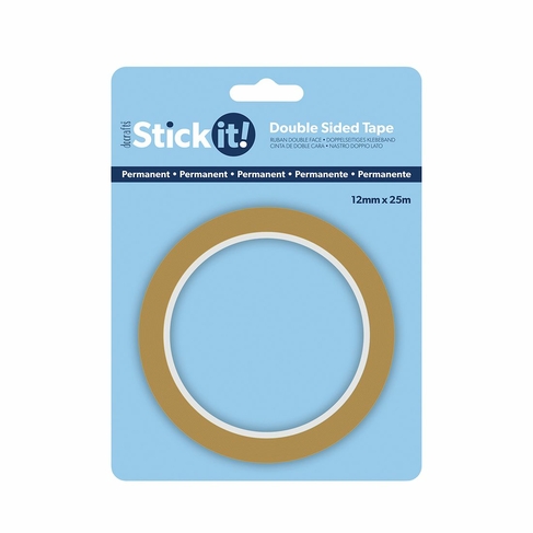 docrafts Stick It! Permanent Double Sided Tape (12mm x 25m)