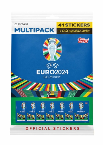 Official Euro 2024 Sticker Multipack