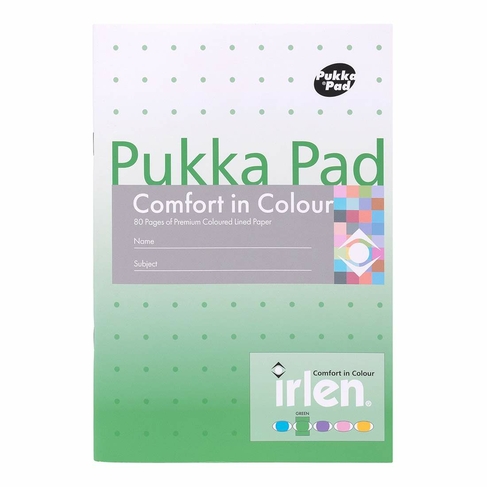 Pukka Pad irlen A5 Exercise Book Green