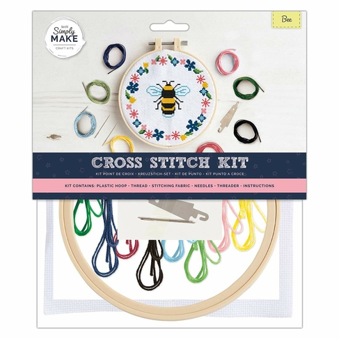 docrafts Simply Make Cross Stitch Kit - Bee