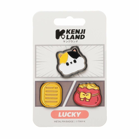 Kenji Pin-Badges- Lucky