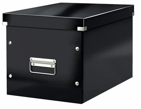 Leitz Click & Store Large Cube Storage Box Black