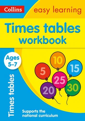 Times Tables Workbook Ages 5-7: Ideal for Home Learning (Collins Easy Learning KS1)