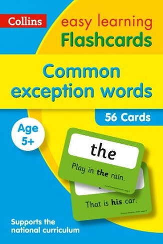 Common Exception Words Flashcards: Ideal for Home Learning (Collins Easy Learning KS1)