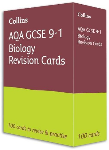 AQA GCSE 9-1 Biology Revision Cards: Ideal for the 2024 and 2025 Exams (Collins GCSE Grade 9-1 Revision)