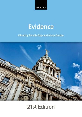 Evidence: (Bar Manuals 21st Revised edition)