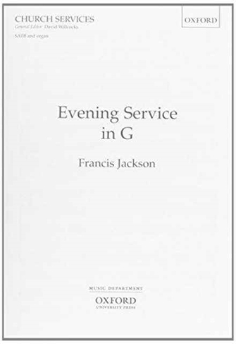 Evening Service in G: (Vocal score)