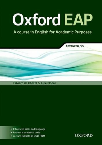 Oxford EAP: Advanced/C1: Student's Book and DVD-ROM Pack: (Oxford EAP)