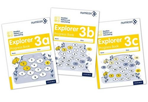 Numicon: Number, Pattern and Calculating 3 Explorer Progress Books ABC (Mixed pack): (Numicon)