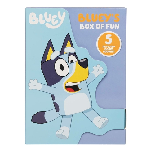 Bluey Box Of Fun Five Activity Books in One