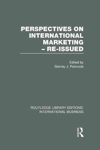 Perspectives on International Marketing - Re-issued (RLE International Business): (Routledge Library Editions: International Business)