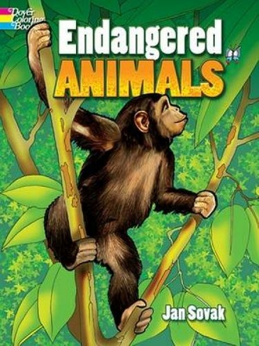 Endangered Animals: (Dover Nature Coloring Book Green ed.)