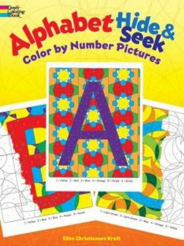 Alphabet Hide & Seek: Color by Number Pictures