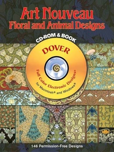 Art-Nouveau Floral and Animal DES CD: (Dover Electronic Clip Art)