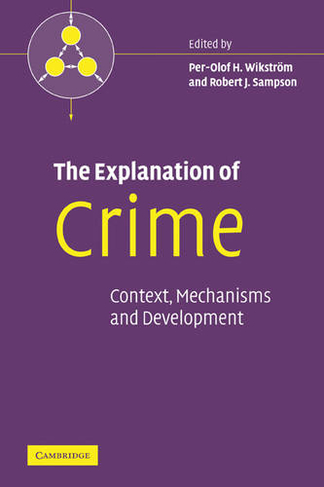 The Explanation of Crime: Context, Mechanisms and Development (Pathways in Crime)