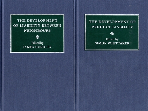 Comparative Studies in the Development of the Law of Torts in Europe 6 Volume Set