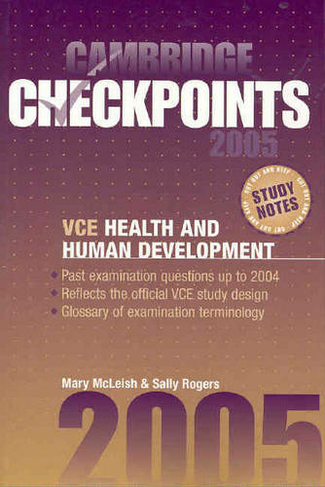 Cambridge Checkpoints VCE Health and Human Development 2005
