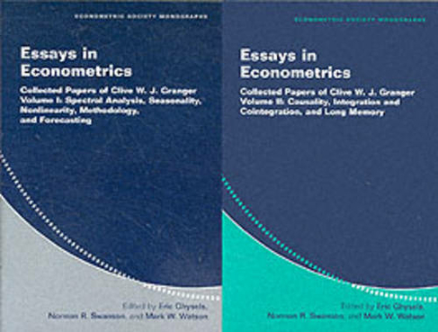 Essays in Econometrics 2 Volume Paperback Set: Collected Papers of Clive W. J. Granger (Econometric Society Monographs)