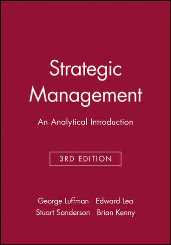 Strategic Management: An Analytical Introduction (3rd edition)