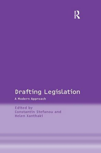 Drafting Legislation: A Modern Approach