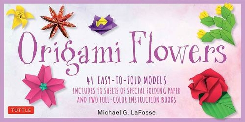 Origami Flowers Kit: Great for Kids and Adults! 41 Easy-to-fold Models - Includes 98 Sheets of Special Folding Paper