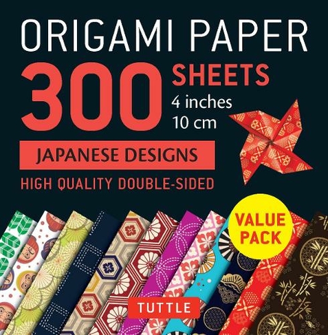 Origami Paper 300 sheets Japanese Designs 4" (10 cm): Tuttle Origami Paper: Double-Sided Origami Sheets Printed with 12 Different Designs